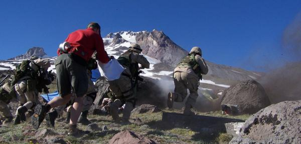 US Army Rangers on Roberts Ridge, Afghanistan