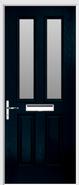 2 panel 2 square glazed composite door