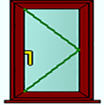 Style 4 rosewood window