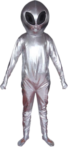 Silver Alien Costume