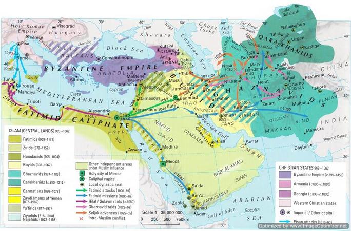 Ghaznavid Empire Map - Bahadir Gezer