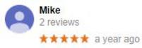 Mike review of Fraser Tree Care, 5 star, top rated badge