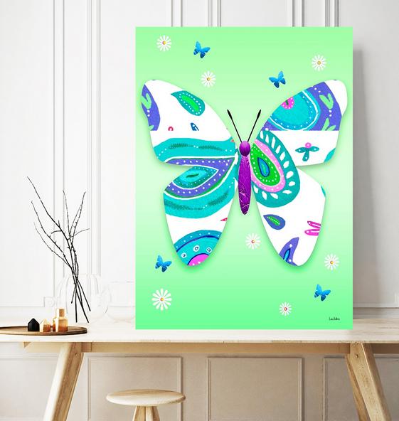 Abstract Art "Butterfly" by Dubois Art