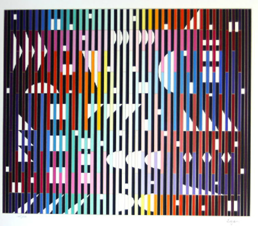 Yaacov Agam Night Rainbow