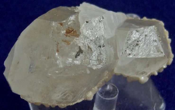 QUARTZ, SIDERITE, PYRITE - Panasqueira Mine (Panasqueira Mines), Couto Mineiro da Panasqueira, Panasqueira, Covilha, Castelo Branco District, Portugal - ex Rutgers Geology Museum
