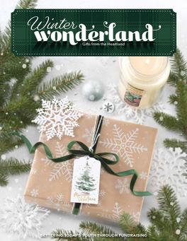 Christmas Fundraiser Winter Wonderland Brochure