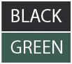 bouffant (puffy) wind release color chart: black, green