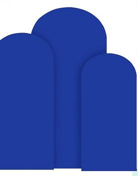 ROYAL BLUE BACKDROP FABRIC ARCH COVERS FOR RENT