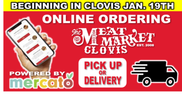 Online ordering and delivery at The Clovis Meat Market