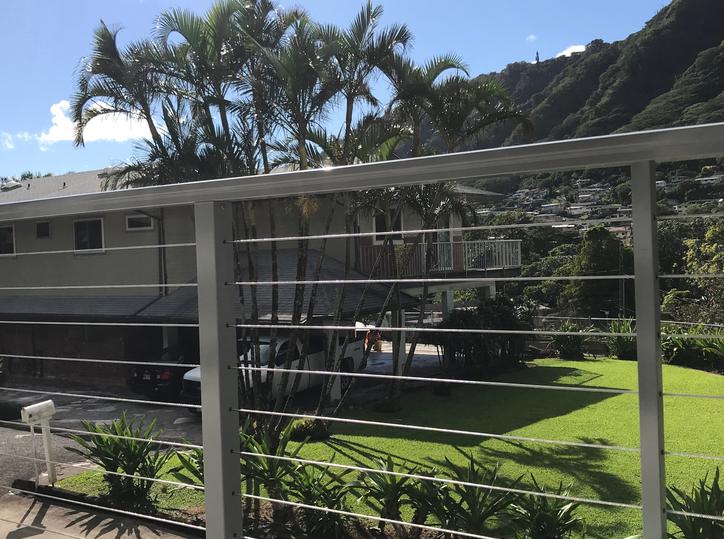 cable railing Honolulu, Aluminum Railing System Hawaii,Cable railing Hawaii, Aluminum Cable railing Oahu, Cable railing Honolulu, cable railing