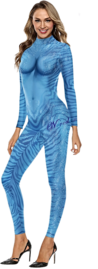 Avatar The Way of Water Alien Cosplay 3D Jumpsuit Women Men Kid Avatar Cosplay Costume Halloween Zentai Suit Party Bodysuit Ears