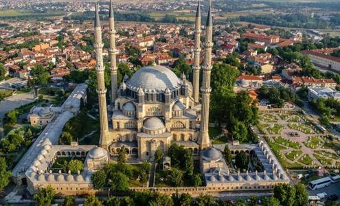 Ottoman Architecture at its highest Selimiye Mosque in Edirne Turkey