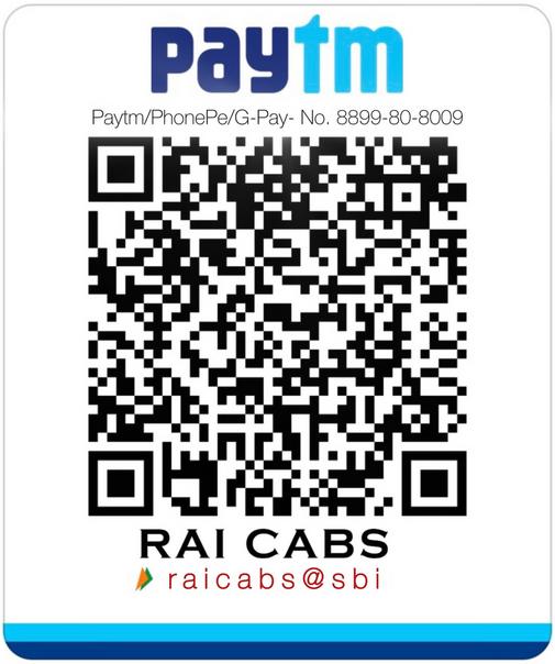 Pay raicabs with paytm