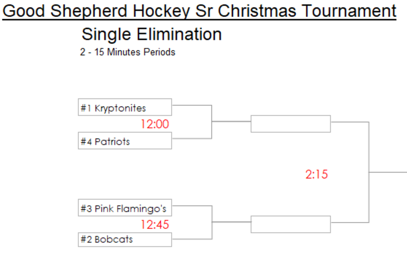 Christmas Tournament