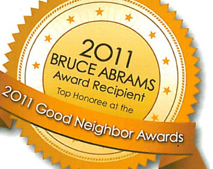 2011 Bruce Abrams Good Neighbor Award
