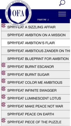 link to 'Spryfeat' OFA testing