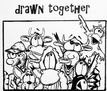 Drawn Together. A group of cartoon animals.