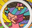 Romero Britto Pink Face