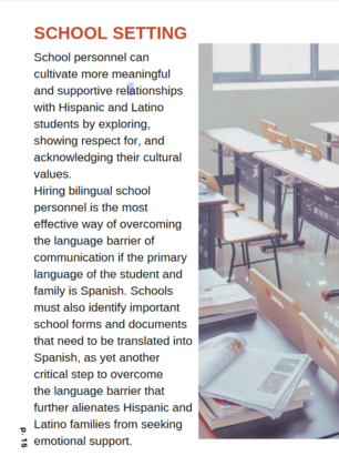 Complicated Grief: Cultural ConsiderationsWhen Working with Loss in Hispanic andLatino Students and Their Families