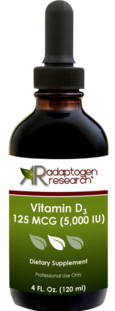 Adaptogen Research, Vitamin D3 5000 IU Liquid