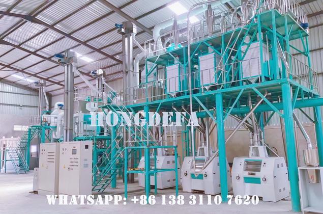 50ton corn flour mill machines