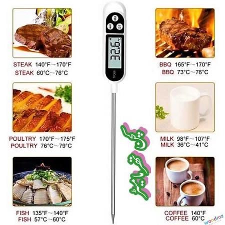 Digital Kitchen Thermometer in Pakistan Food Temperature Detector for Temperature measurement of steak, meat, milk bbq, fish etc