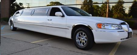 white Lincoln Limousine