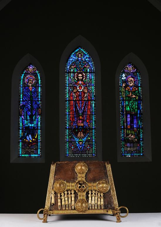 Boher Church. Harry Clarke stained glass windows.