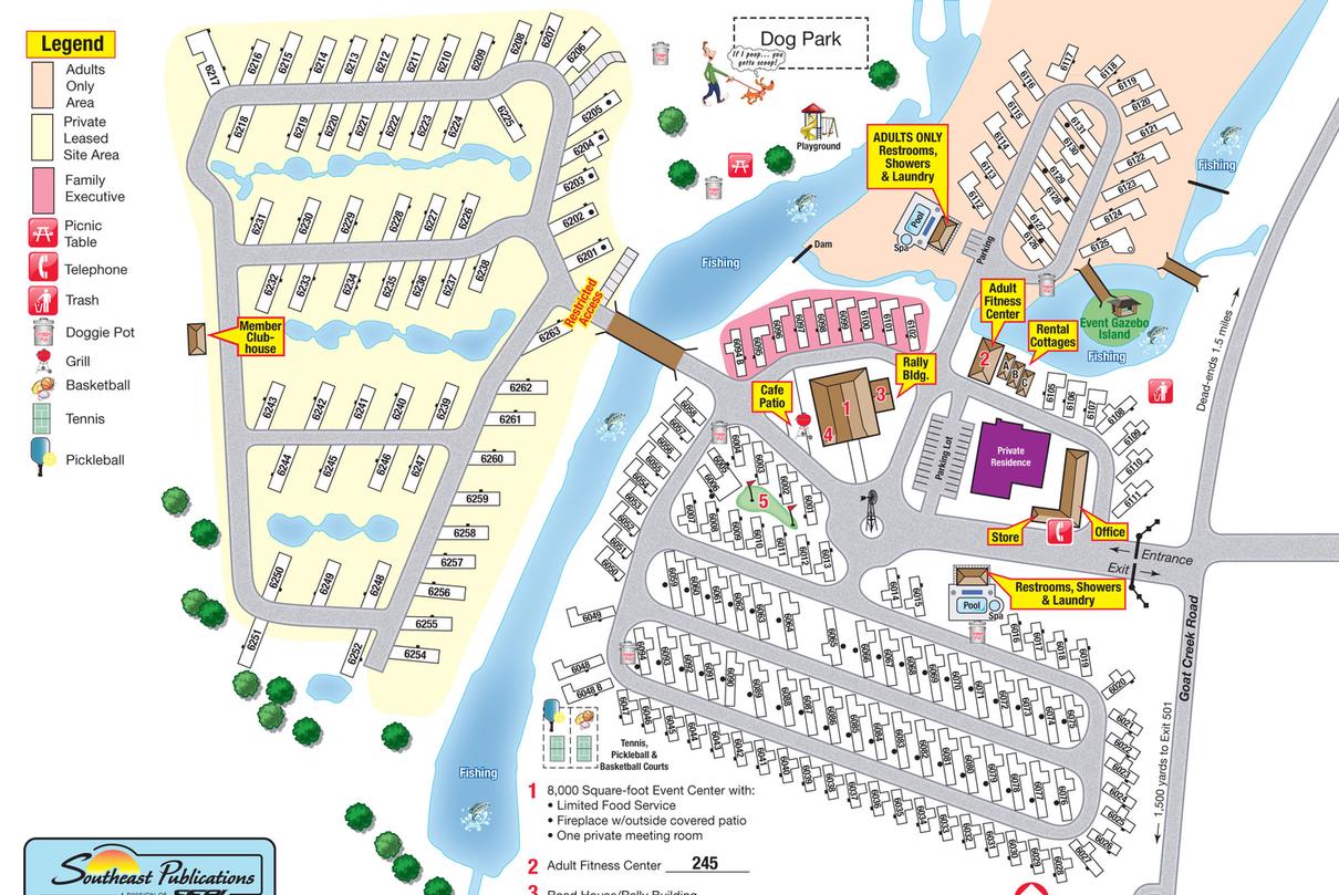 Site Map | Buckhorn Lake Resort