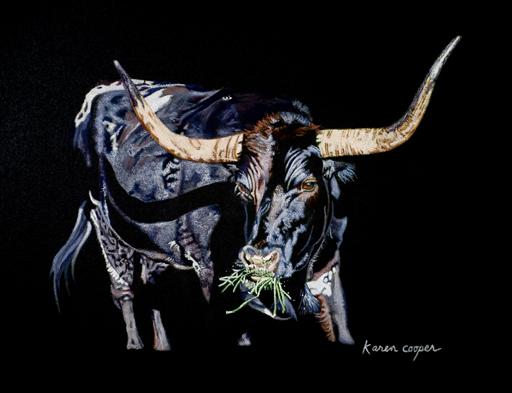 Straw Boss...Pastel...12x16...$2,450.00