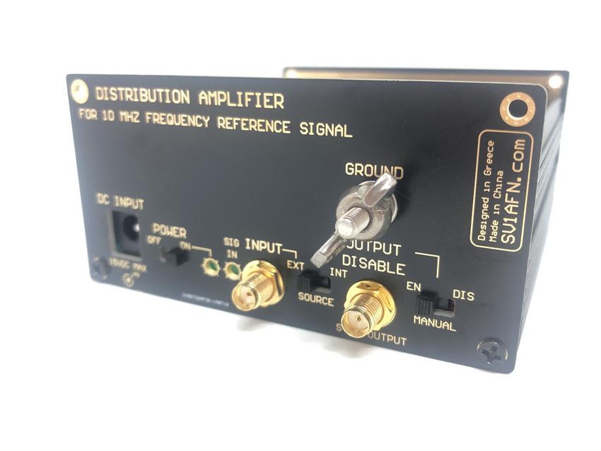 SV1AFN 10 MHZ Distribution Amplifier with 10 output ports