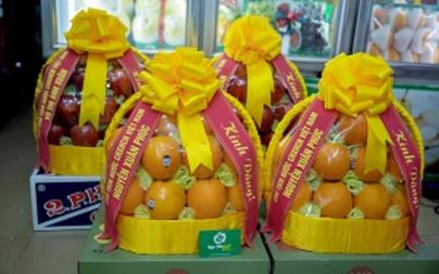 Giỏ hoa quả nhập khẩu Hà Nội tháng 12