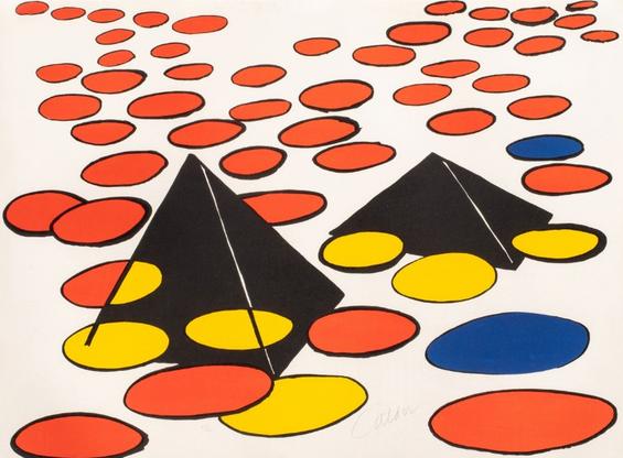Alexander Calder Untitled Black Pyramids