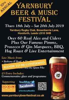 Yarnbury Beer Festival in Horsforth, West Yorkshire : About