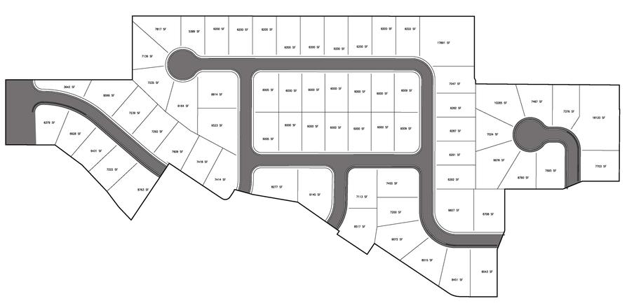 Oquirrh Meadows Phase 4 Lot Sizes