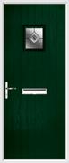 Cottage Square Composite Door fusion glass