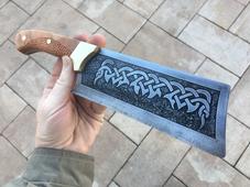 How to easily make a DIY Celtic Cleaver knife. FREE step by step instructions. www.DIYeasycrafts.com