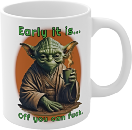 Early it is... White mug
