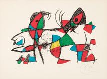 Joan Miro Lithographs II Plate X