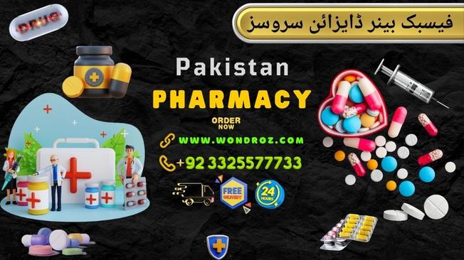 Medical Store Facebook Cover Design Service in Pakistan