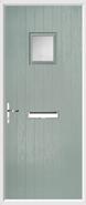 Cottage Square Composite Door obscure glass