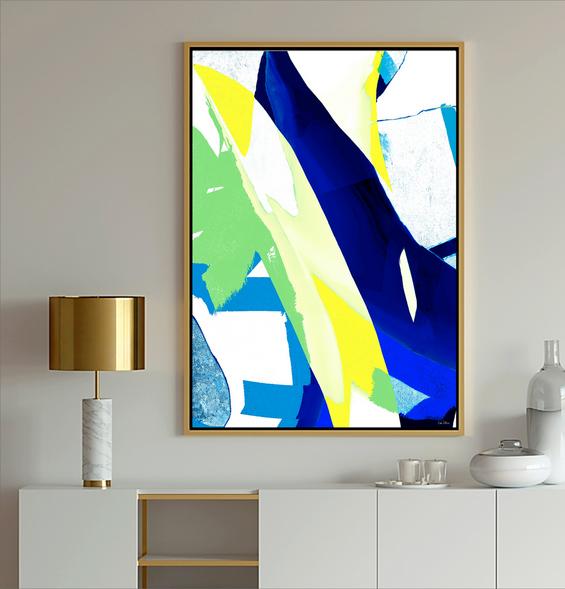 Blue Abstract Art