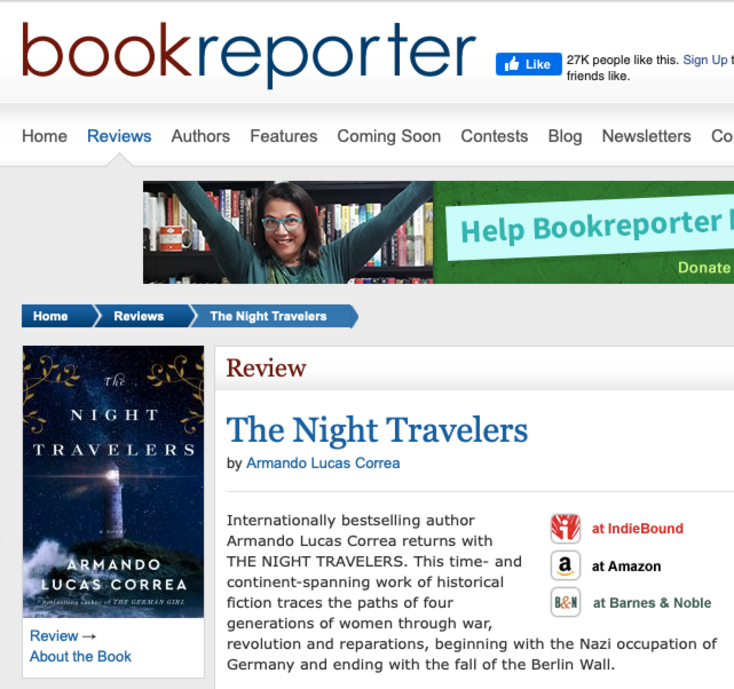 THE NIGHT TRAVELERS, HISTORICAL FICTION, NOVEL, CUBAN REVOLUTION, HOLOCAUST