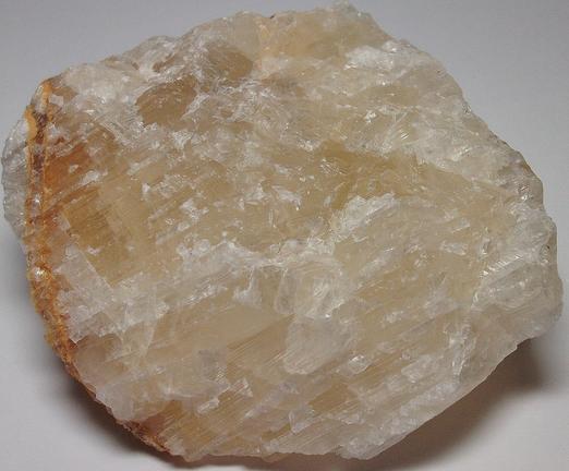 fluorescent phosphorescent CALCITE crystals - closed locality - Meckley's Quarry, Mandata, Northumberland County, Pennsylvania, USA - ex Franklin Mineral Museum
