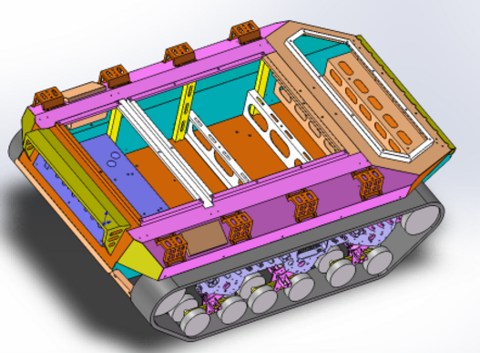 heavy duty tracked robot platform