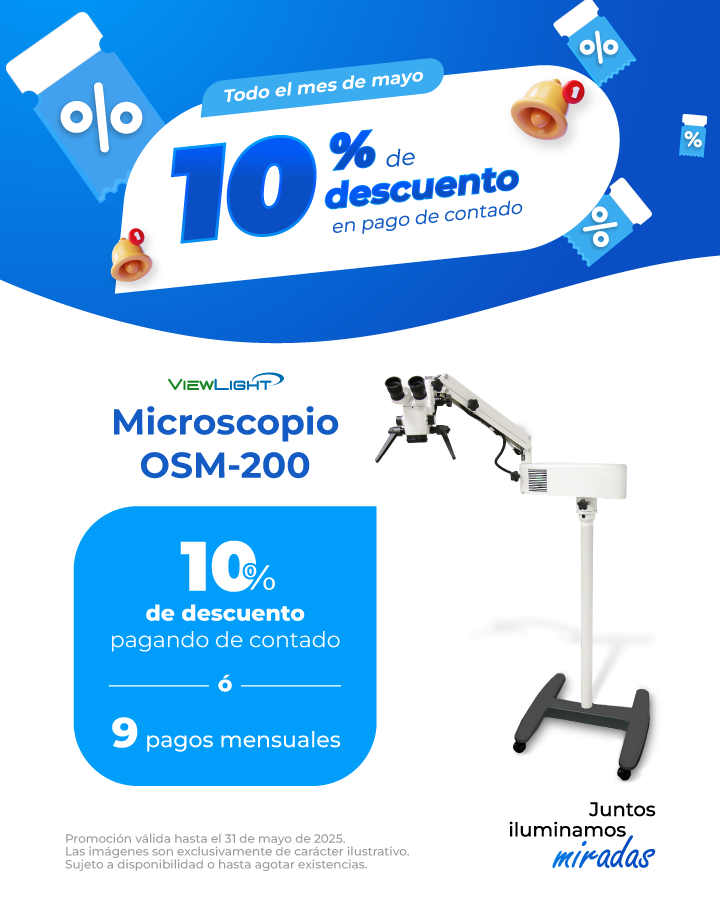 Promoción Mayo - Microscopio quirúrgico OSM-200