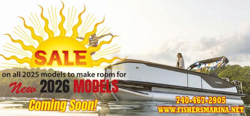 Boats For sale, Pontoon, tritoon, fishing boats, Buckeye lake boats sales, The Marina on Buckeye Lake, Columbus ohio boat sales, Yamaha Mercury Evinrude outboads