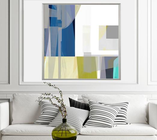 Geometric Art, #abstract art, #geometric, #blue art, #wallart, #design, #dubois art, #modern Art