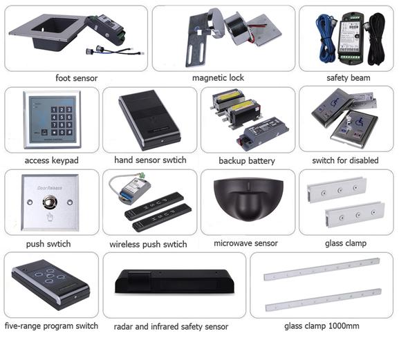 Automatic slider accessories