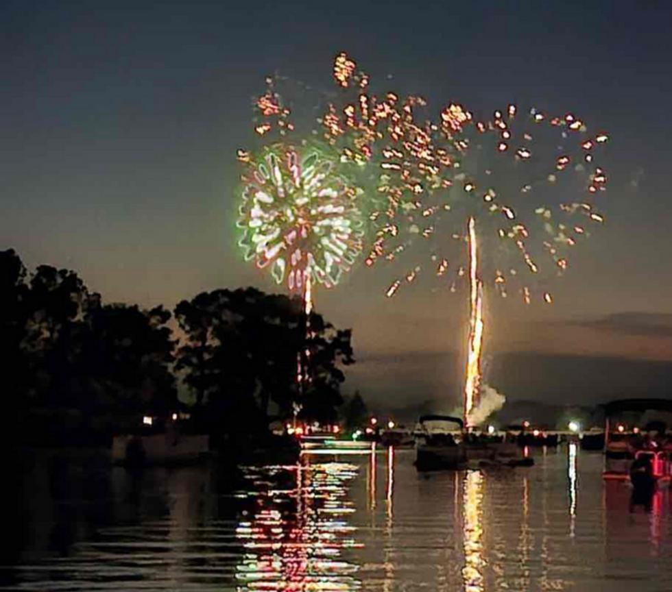 Sylvan Lake Indiana, fireworks display